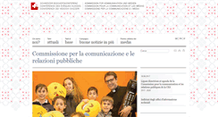 Desktop Screenshot of commissione-media.ivescovi.ch
